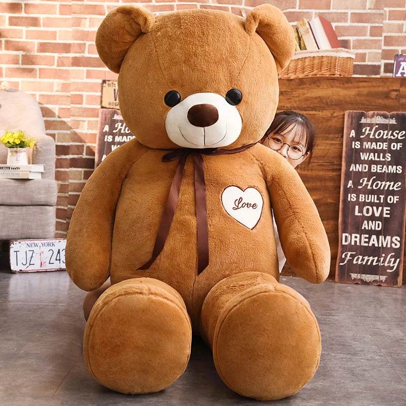 Giant Plush Bear Toy Soft Kawaii Design Perfect Gift for Birthdays and Valentine's Day - ToylandEU