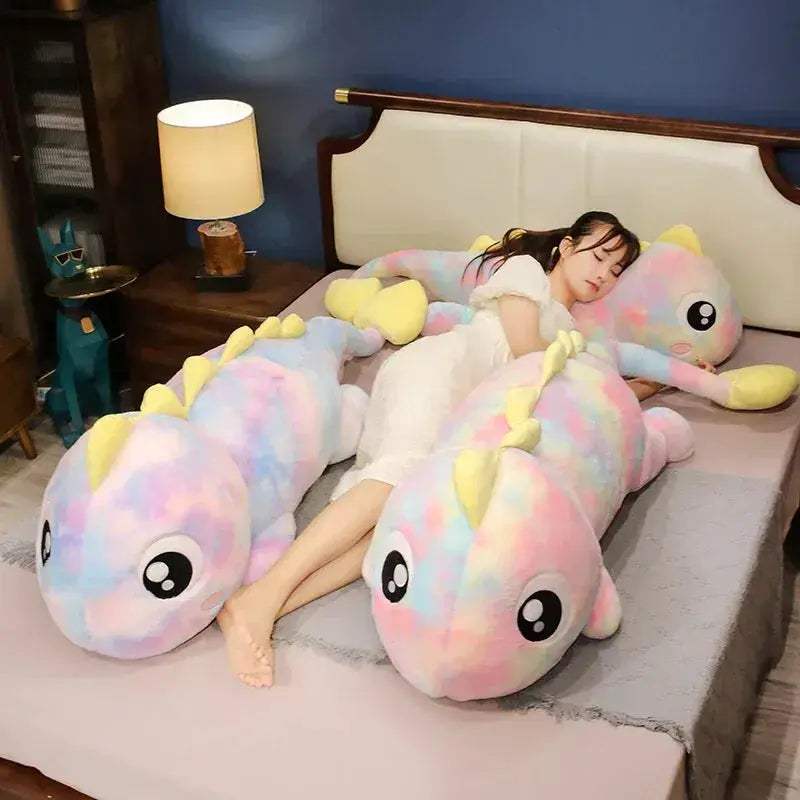 Giant Plush Dinosaur Pillow Cushion Toy Super Soft Bed Companion - ToylandEU