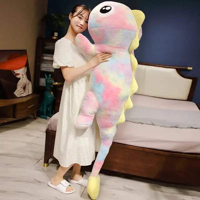 Giant Plush Dinosaur Pillow Cushion Toy Super Soft Bed Companion - ToylandEU