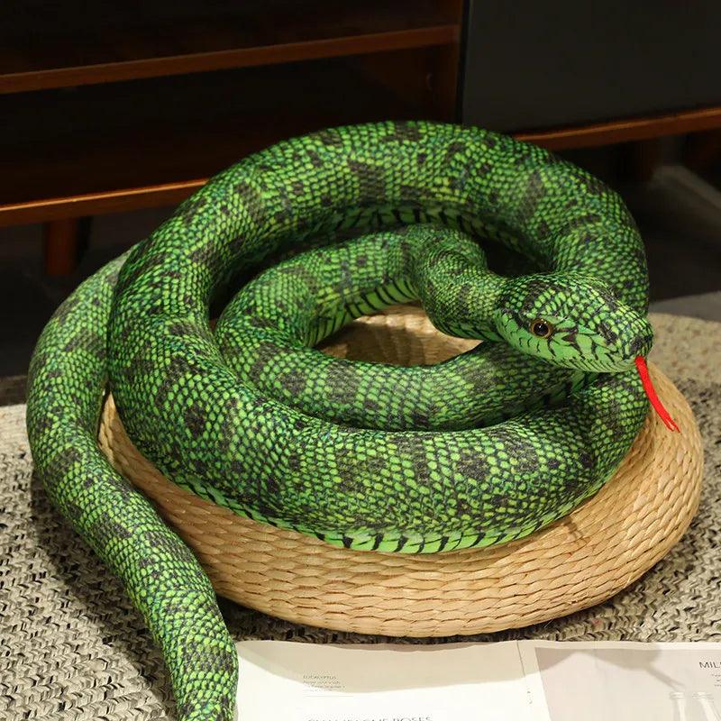  Giant Plush Snake Realistic Boa Cobra 300cm Plush Toy 