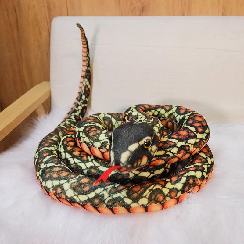  Giant Plush Snake Realistic Boa Cobra 300cm Plush Toy 