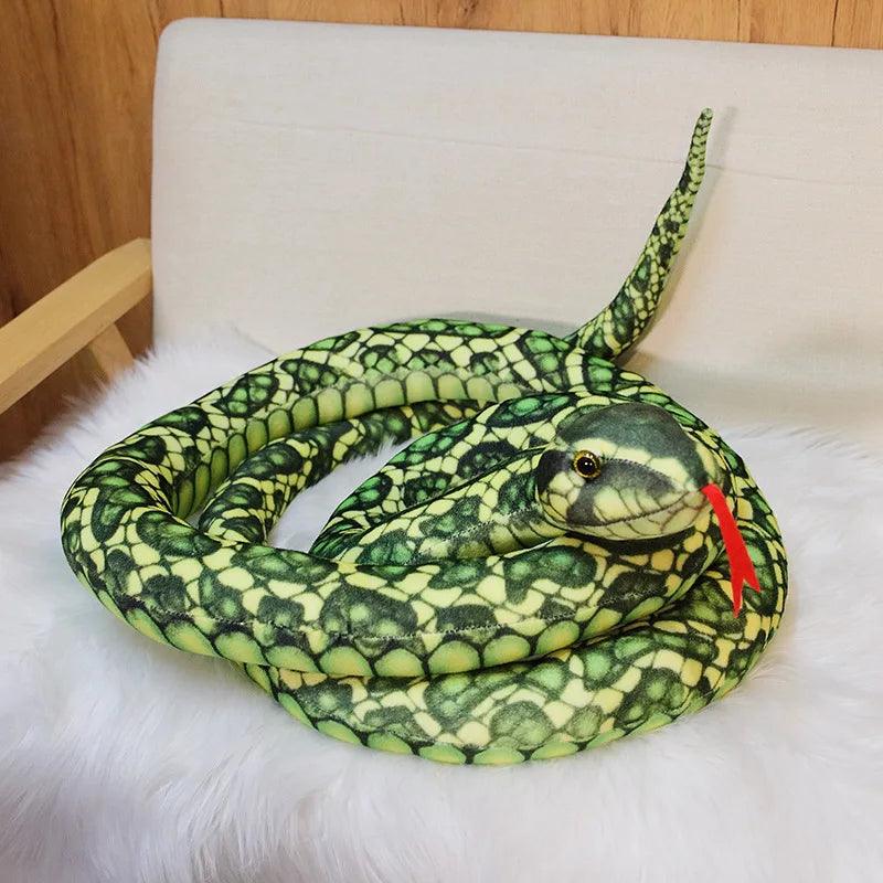  Giant Plush Snake Realistic Boa Cobra 300cm Plush Toy 
