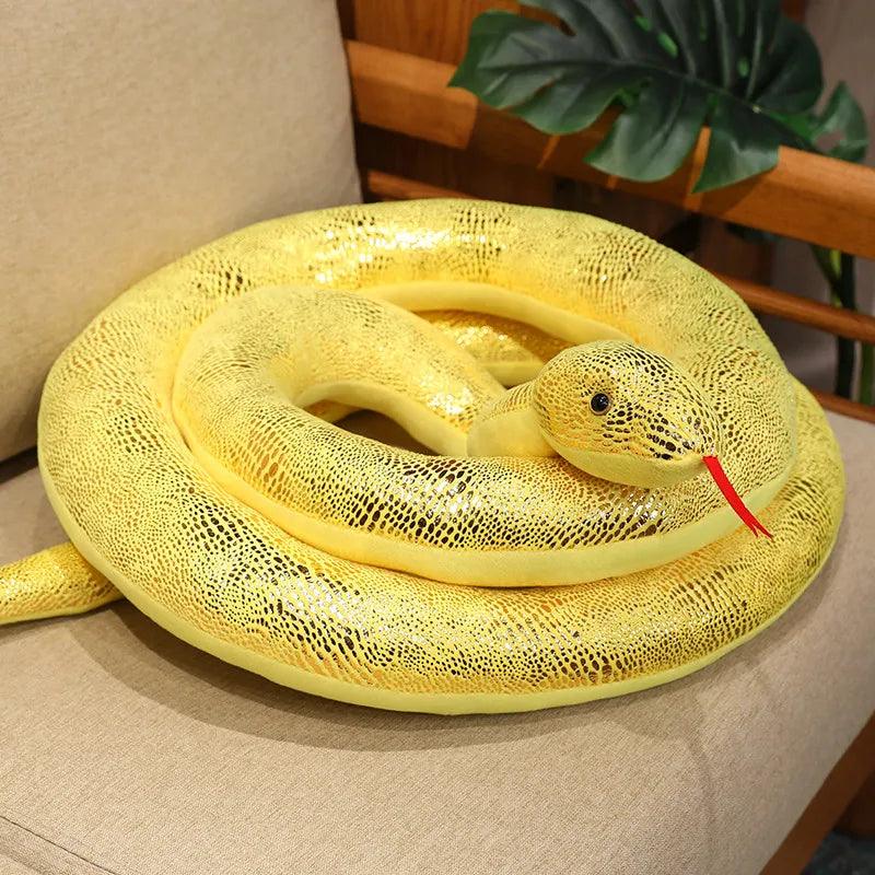  Giant Plush Snake Realistic Boa Cobra 300cm Plush Toy 