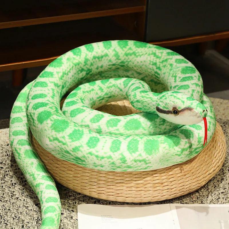  Giant Plush Snake Realistic Boa Cobra 300cm Plush Toy 