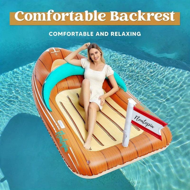 Giant Pool Float | Built-In Cooler | Toylandeu™