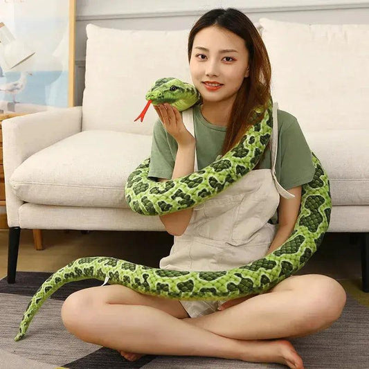  Giant Python Plush Toy Realistic 200cm Non Toxic -  ToylandEU™