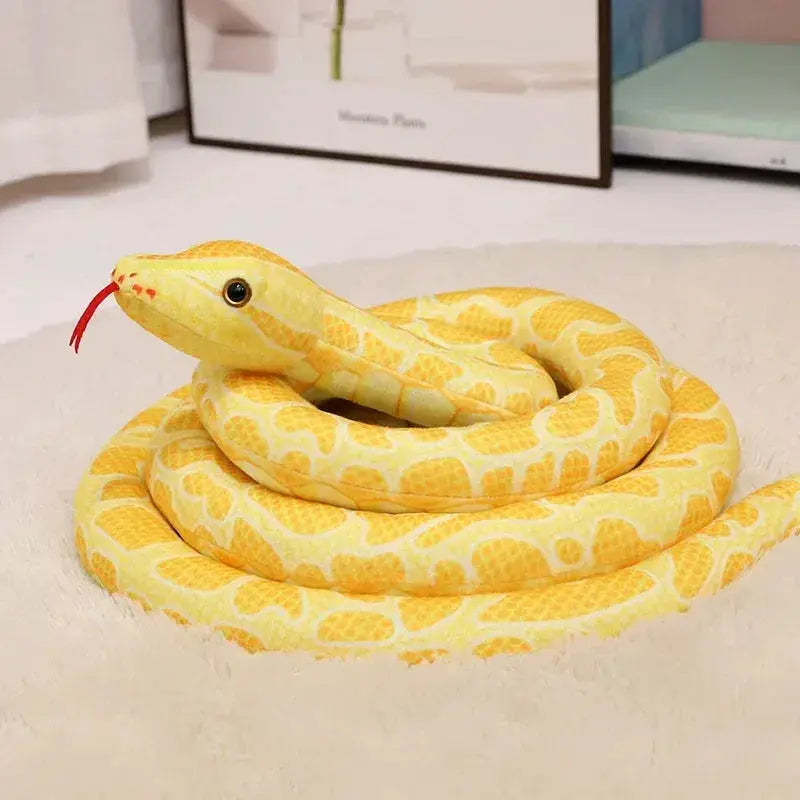 Giant Python Plush Toy for Home Decor and Cozy Comfort - ToylandEU