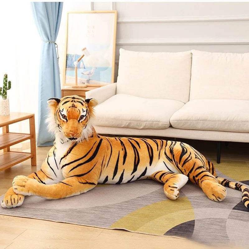 Giant Realistic Tiger Plush Toy For Kids Birthday Gift - ToylandEU