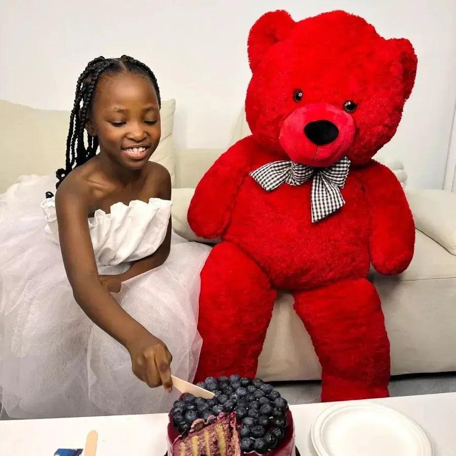  Giant Red Teddy Bear Plush Toy 47 Inch Ultra Soft Gift -  ToylandEU™