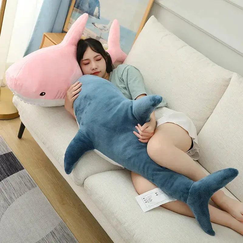  Giant Shark Plush Toy Reading Pillow Cozy Gift Idea -  ToylandEU™