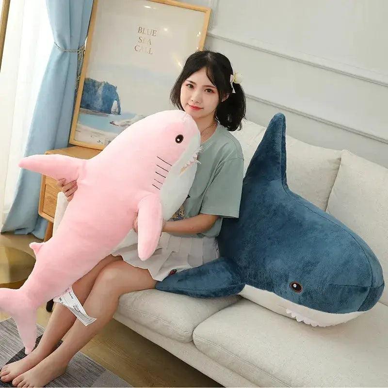  Giant Shark Plush Toy Reading Pillow Cozy Gift Idea -  ToylandEU™