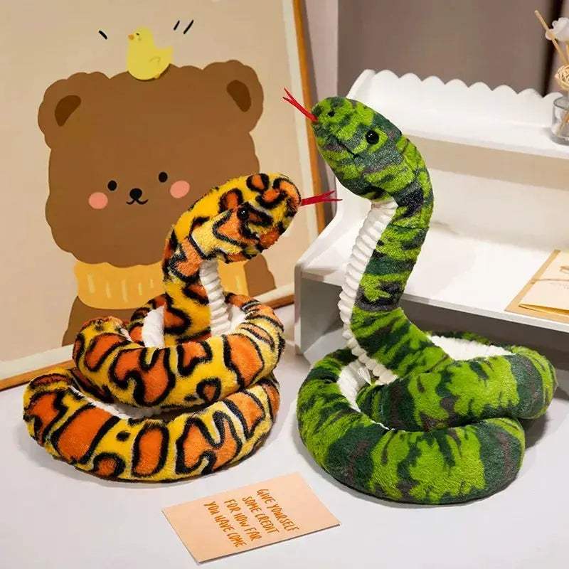 Giant Simulated Snake Plush Pillow 120 to 180cm Soft Gift - ToylandEU