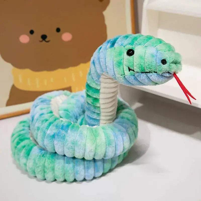 Giant Simulated Snake Plush Pillow 120 to 180cm Soft Gift - ToylandEU