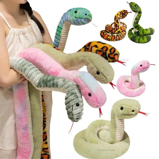  Giant Simulated Snake Plush Pillow Ultra Soft -  ToylandEU™