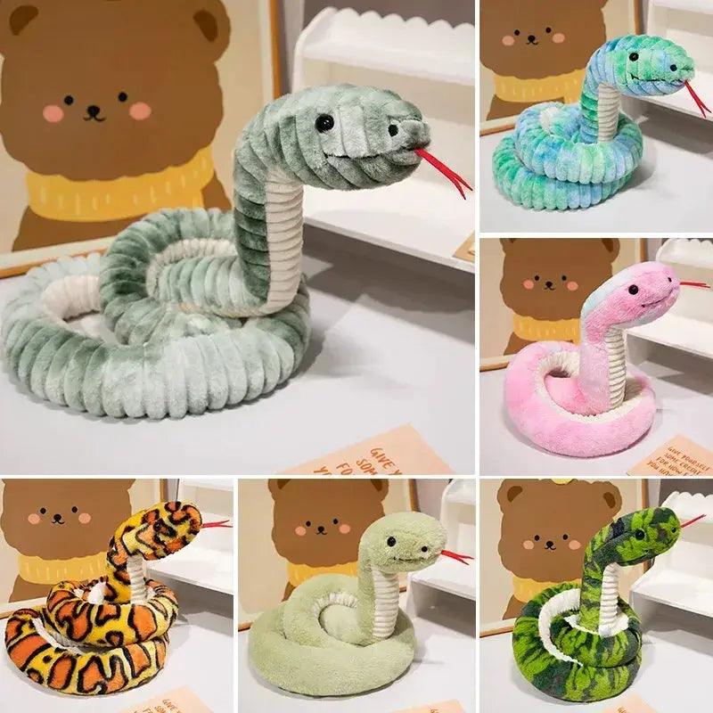  Giant Simulated Snake Plush Pillow Ultra Soft -  ToylandEU™