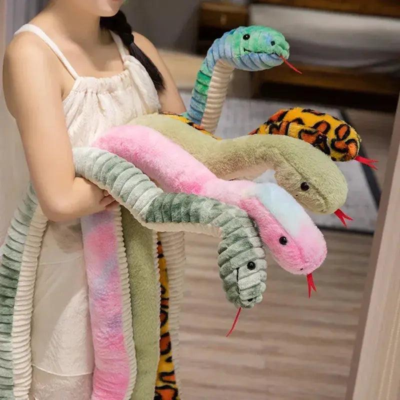  Giant Simulated Snake Plush Pillow Ultra Soft -  ToylandEU™