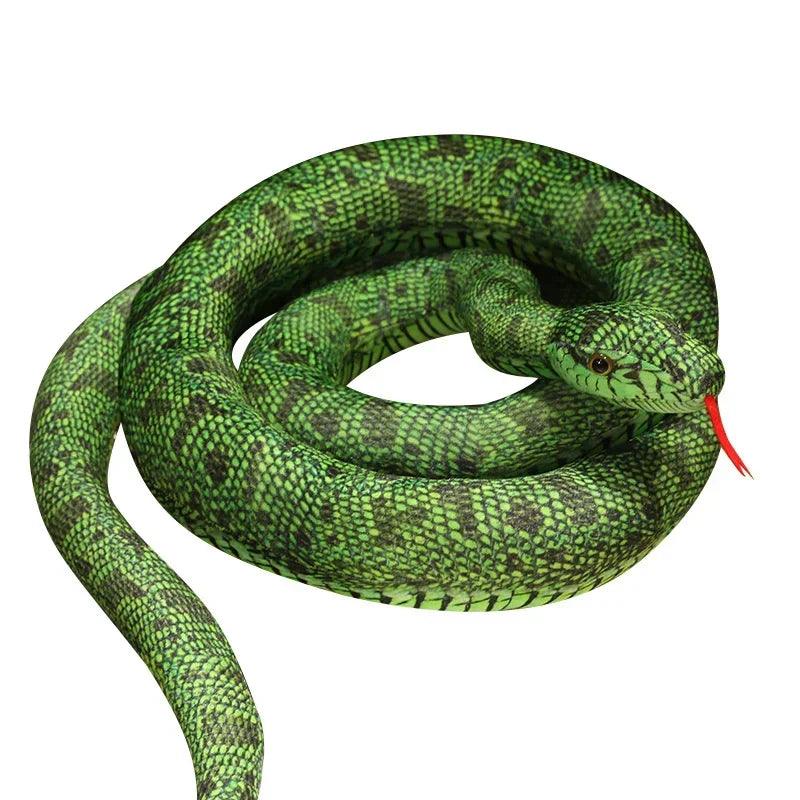 Giant Snake Plush | Gold Coiled Design | Toylandeu™