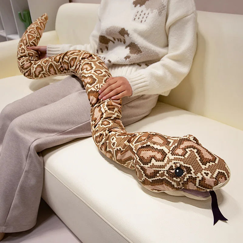 Giant Snake Plush Hand Puppet Toy For Kids And Decor - ToylandEU