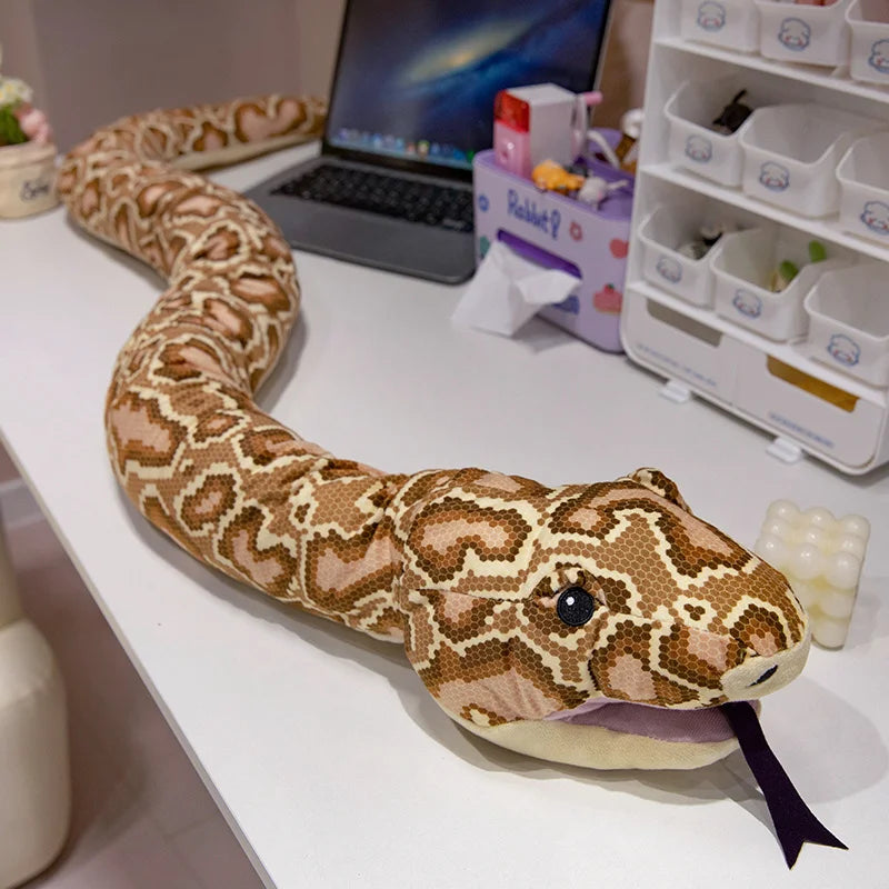 Giant Snake Plush Hand Puppet Toy For Kids And Decor - ToylandEU