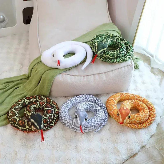 Giant Snake Plush Toy 110 To 300cm Soft Stuffed Animal -  ToylandEU™