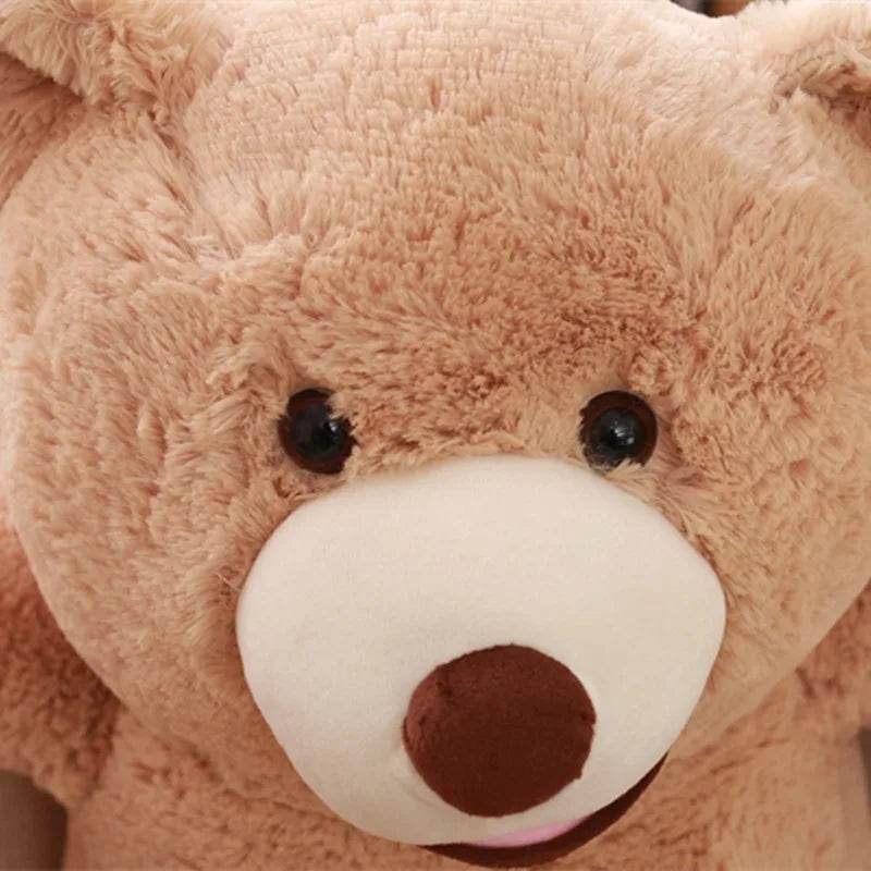 Giant Soft Plush Bear Toy with Unstuffed Design for Kids and Girlfriends - ToylandEU