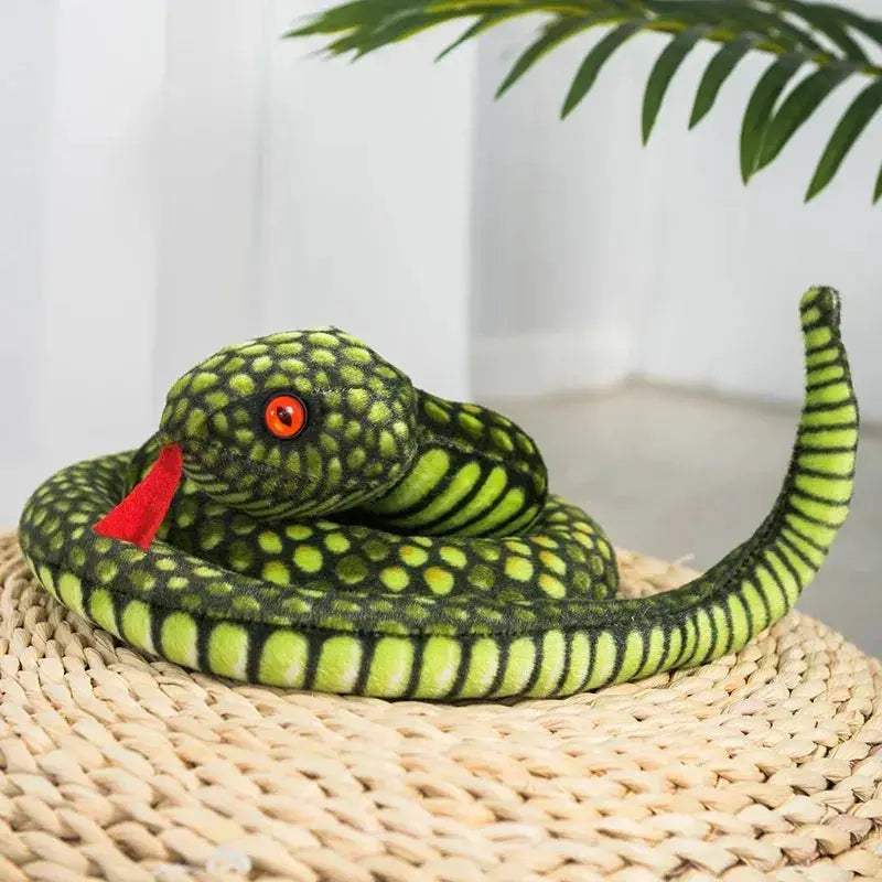 Giant Soft Plush Snake Toy 200cm 300cm Golden Python - ToylandEU