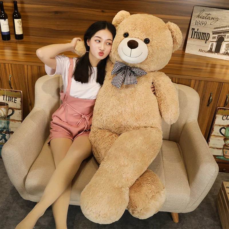Giant Soft Plush Teddy Bear Hugging Pillow with Colorful Options for Children Birthday Gifts - ToylandEU