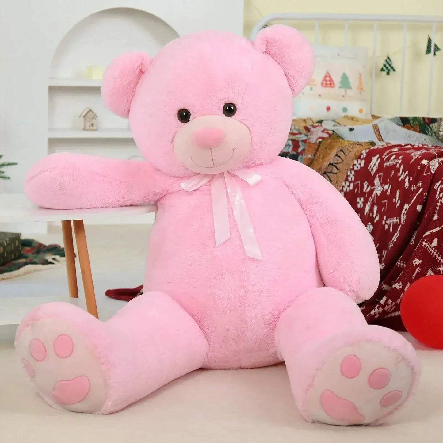  Giant Teddy Bear Pink Plush 5 Feet Valentines Gift -  ToylandEU™