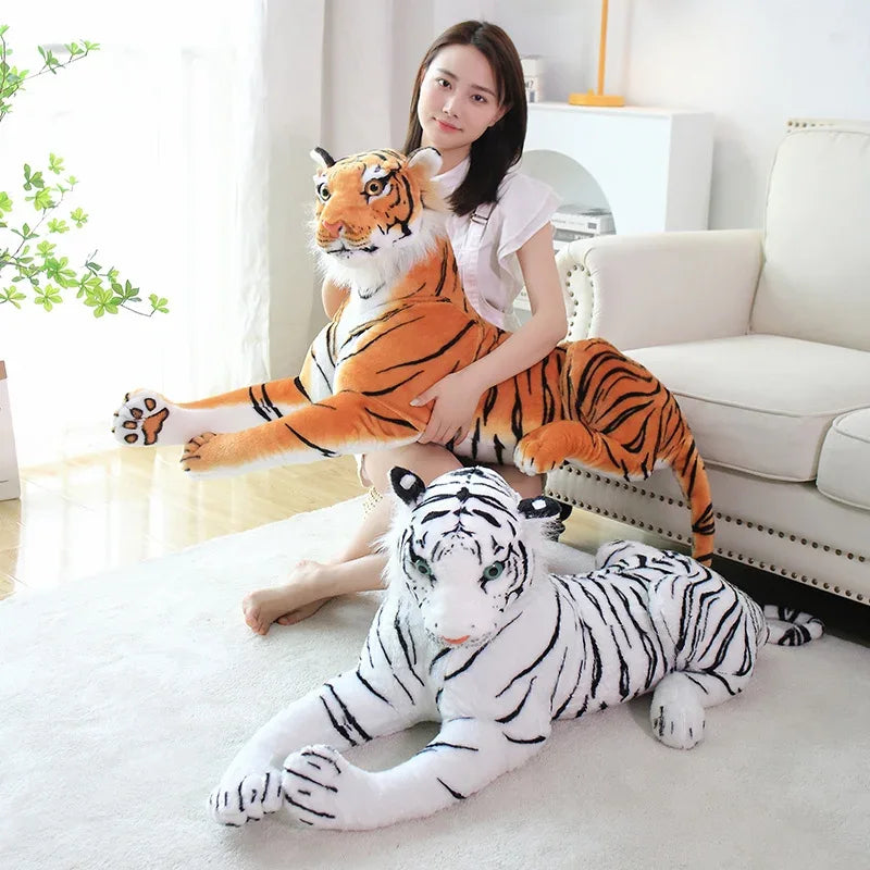 Giant Tiger Dog Plush Pillow Realistic Soft Toy Gift - ToylandEU