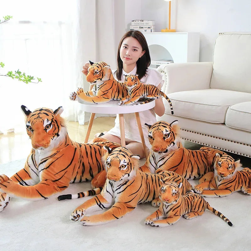 Giant Tiger Dog Plush Pillow Realistic Soft Toy Gift - ToylandEU