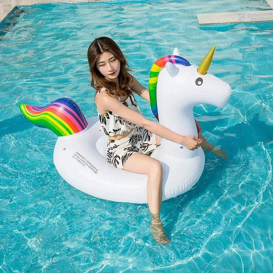  Giant Unicorn Float For Adults Colorful Ride On -  ToylandEU™