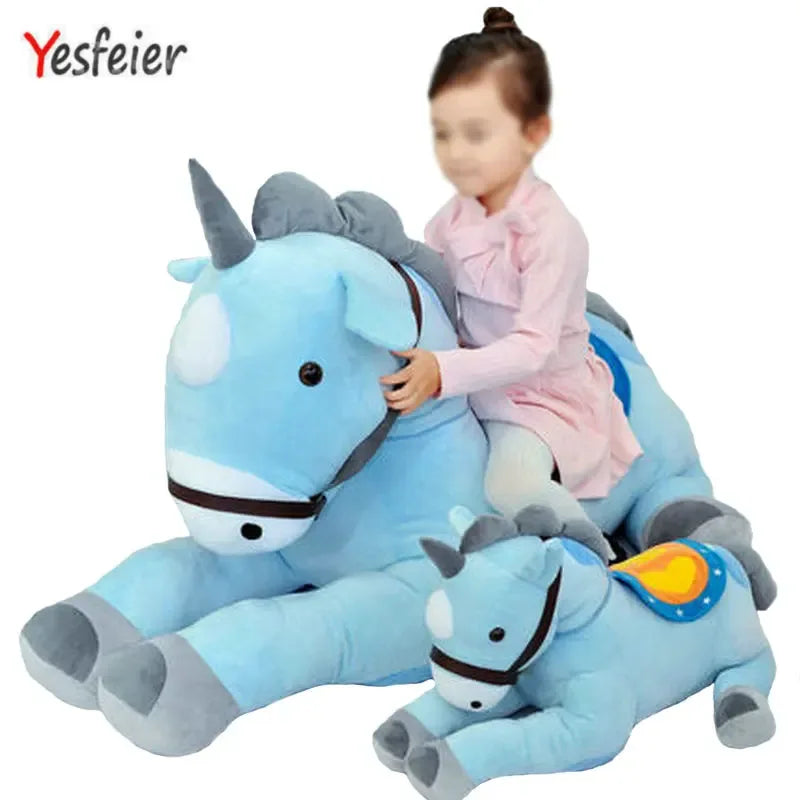 Giant Unicorn Plush Toy Pillow Premium Soft Gift For Kids - ToylandEU