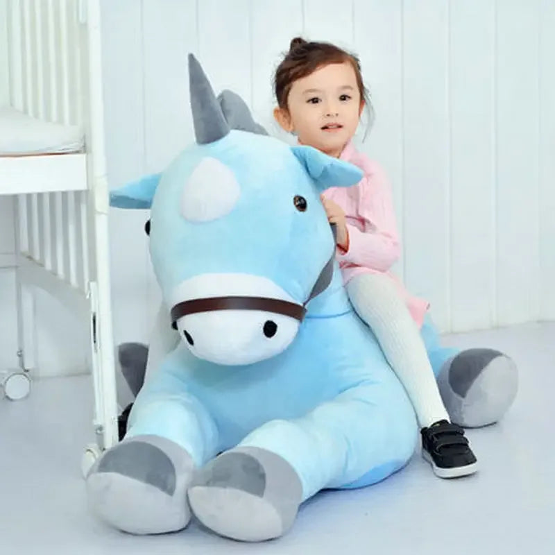 Giant Unicorn Plush Toy Pillow Premium Soft Gift For Kids - ToylandEU