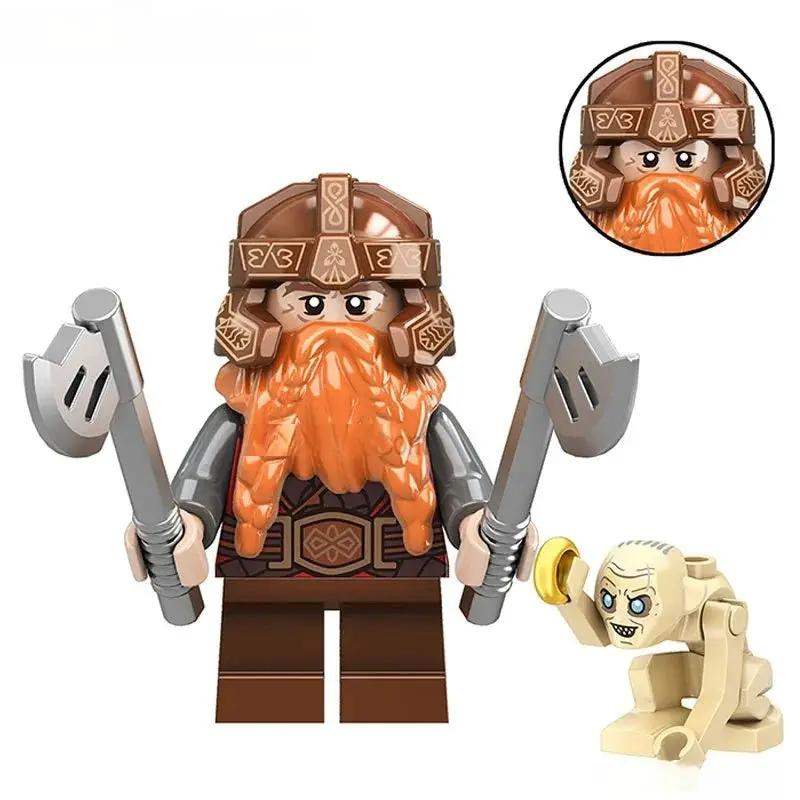  Gimli Lego Minifigure Custom Poseable Figure LOTR -  ToylandEU™