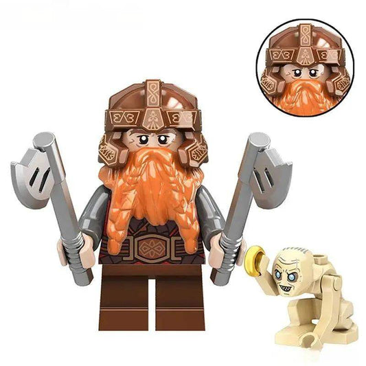  Gimli Lego Minifigure Custom Poseable Figure LOTR -  ToylandEU™