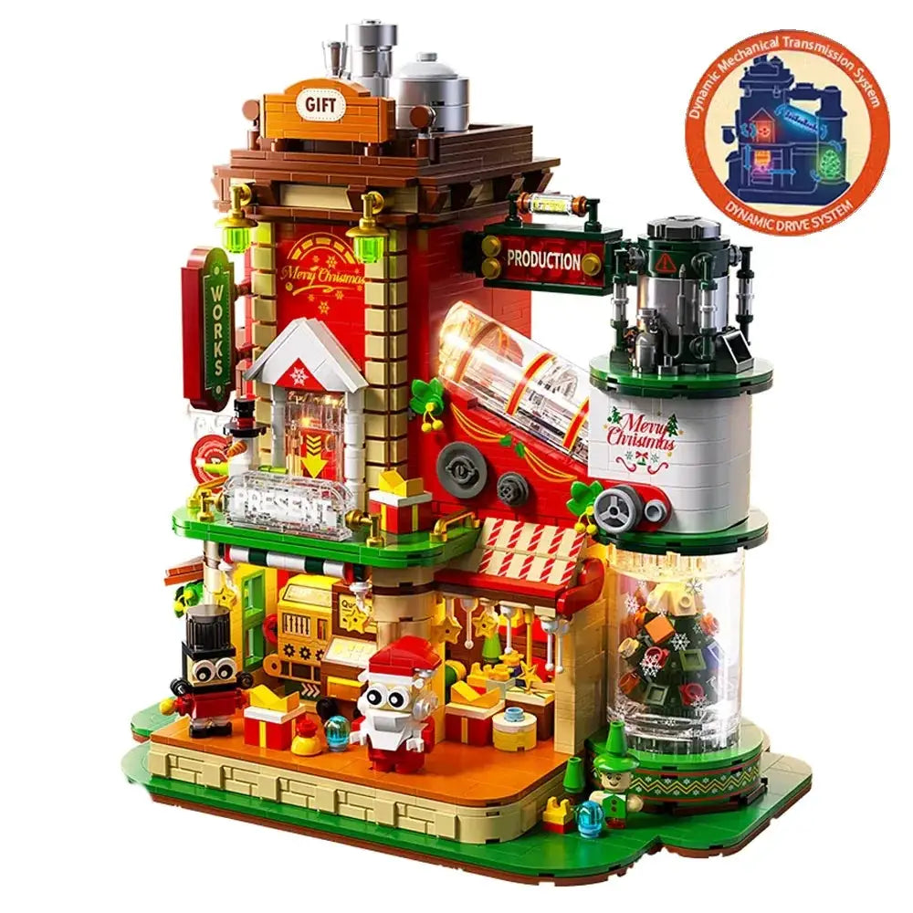 Gingerbread House Lego Compatible Building Blocks With LED Lights - ToylandEU