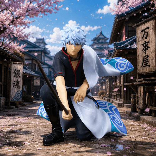 Action Figure | Gintama Gintoki Sakata | 7 Inch Scale PVC | Collector Series