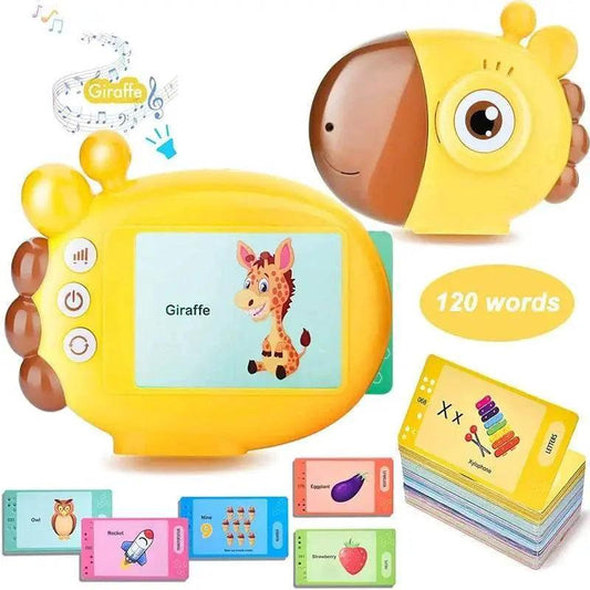  Giraffe Flash Card Reader Sight Words Language Games Learning English Russian Machine Kids Early Education Toy for Toddlers Gift -  ToylandEU™