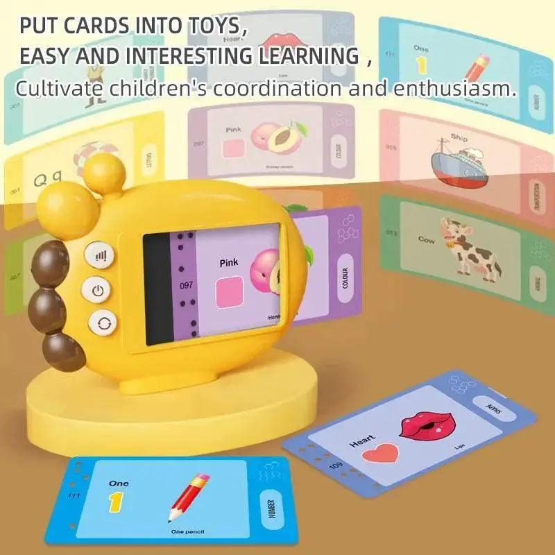  Giraffe Flash Card Reader Sight Words Language Games Learning English Russian Machine Kids Early Education Toy for Toddlers Gift -  ToylandEU™