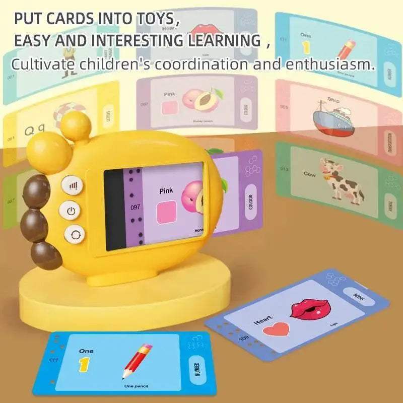 Giraffe Flash Card Reader Sight Words Language Games Learning English Russian Machine Kids Early Education Toy for Toddlers Gift - ToylandEU