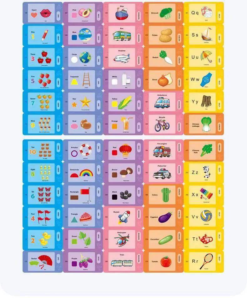 Giraffe Flash Card Reader Sight Words Language Games Learning English Russian Machine Kids Early Education Toy for Toddlers Gift - ToylandEU