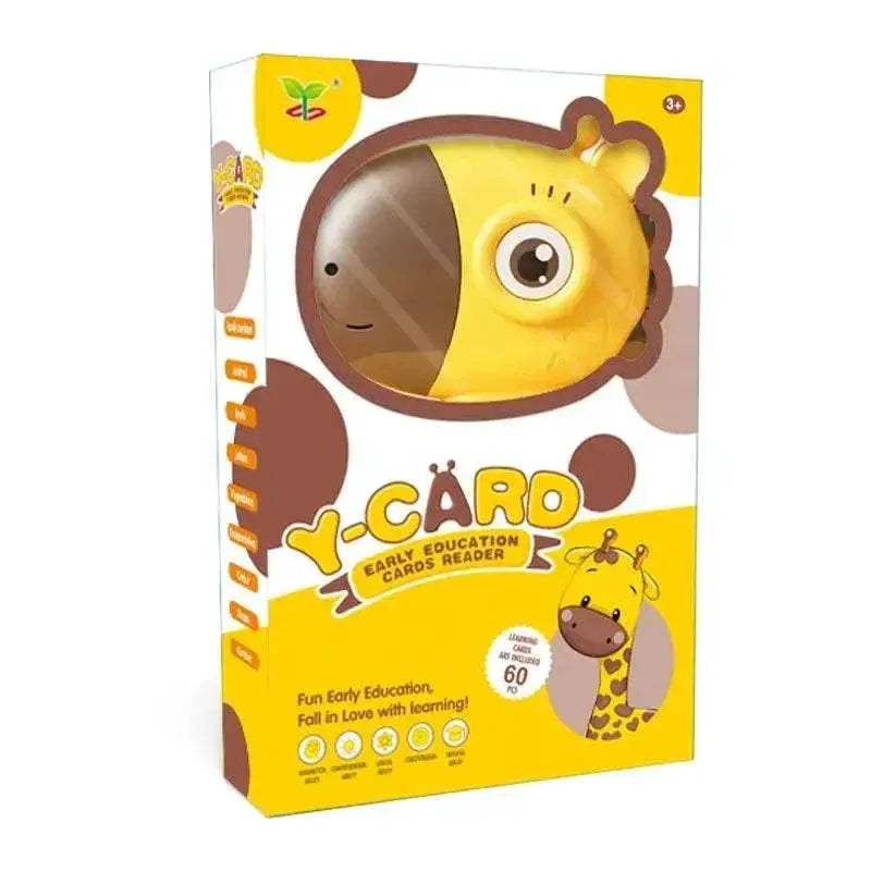 Giraffe Flash Card Reader Sight Words Language Games Learning English Russian Machine Kids Early Education Toy for Toddlers Gift - ToylandEU