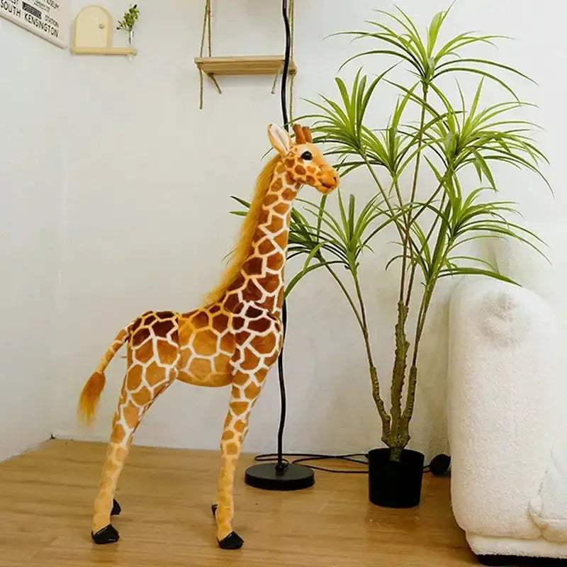 Giraffe Plush Toy Standing Ultra Soft Stuffed Animal Gift - ToylandEU
