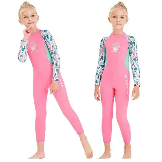  Girls 2.5mm Neoprene Wetsuit Long Sleeve UV Protection -  ToylandEU™