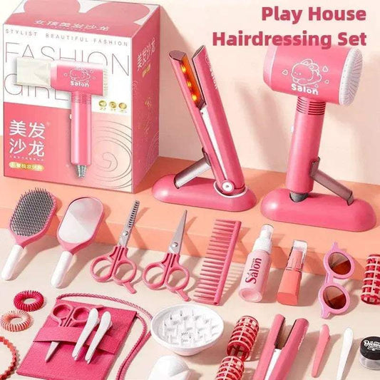  Girls Beauty Salon Kit Playset Realistic Hairstyles -  ToylandEU™