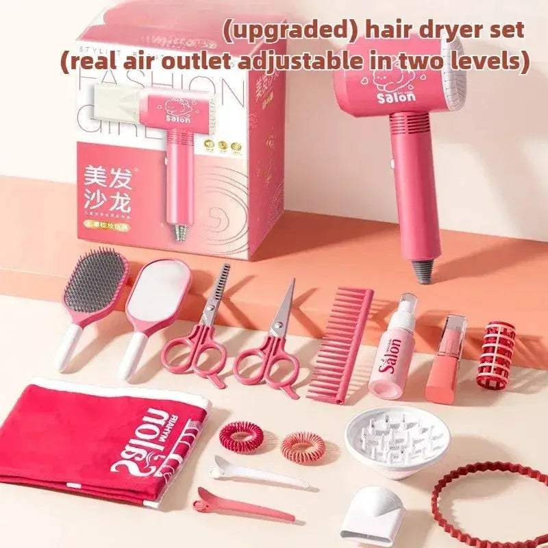  Girls Beauty Salon Kit Playset Realistic Hairstyles -  ToylandEU™