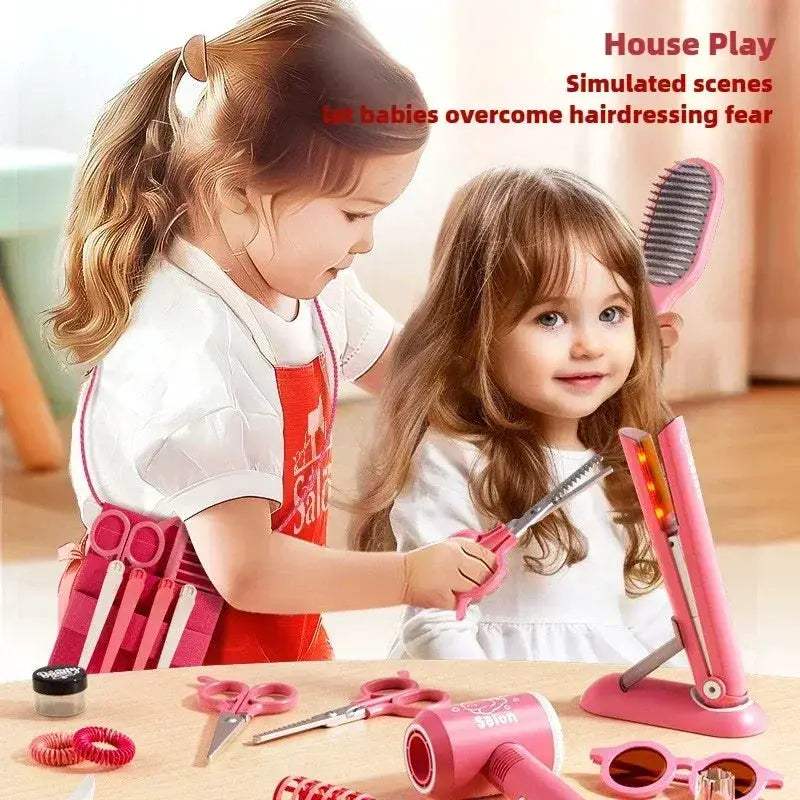 Girls Beauty Salon Playset With Realistic Hair Dryer - ToylandEU