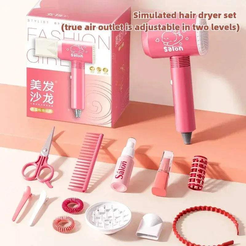 Girls Beauty Salon Playset With Realistic Hair Dryer - ToylandEU