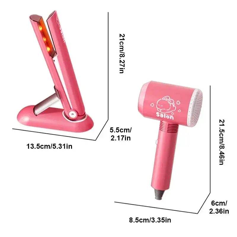 Girls Beauty Salon Set Complete Hairdresser Kit With Accessories - ToylandEU