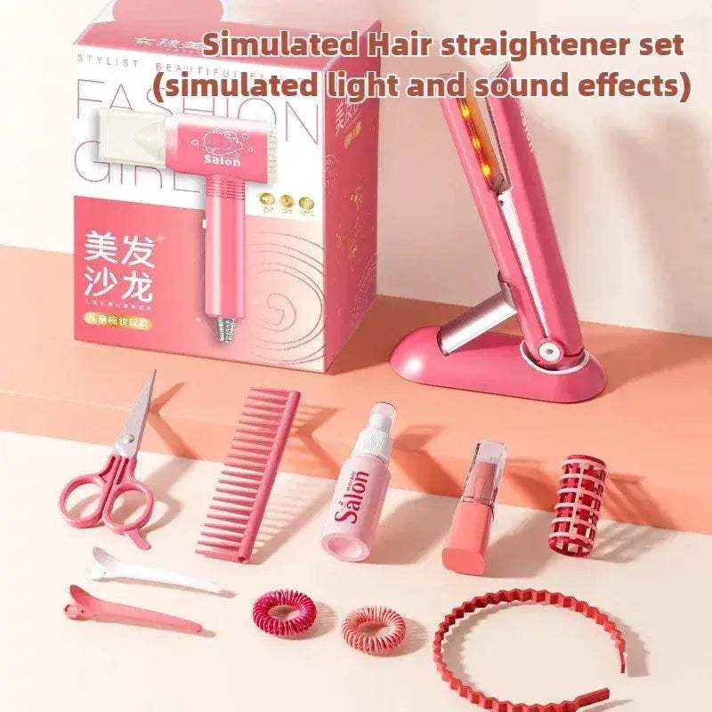 Girls Beauty Salon Set Complete Hairdresser Kit With Accessories - ToylandEU
